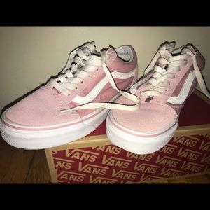Pink Vans Sneakers only worn twice!